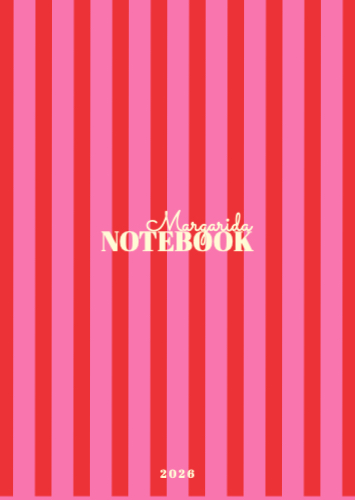 Caderno de Notas com Riscas Capa