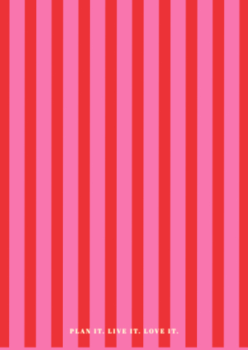 Caderno de Notas com Riscas Contracapa