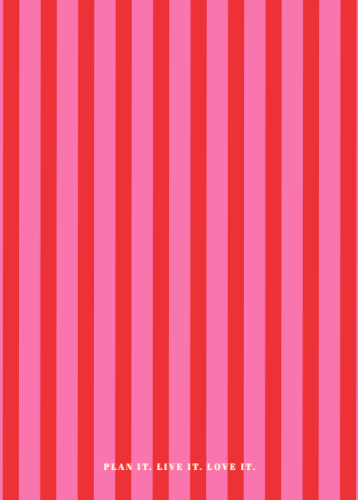 Caderno de Notas com Riscas Contracapa