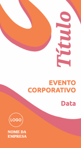 Design com estilo cursivo Frente