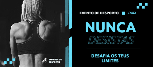 Evento de desporto com foto Lado 2