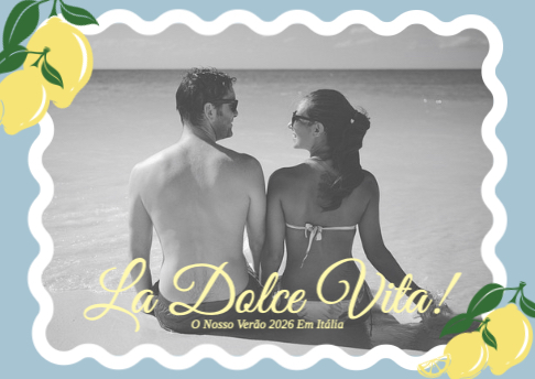 A sua fotografia Frente