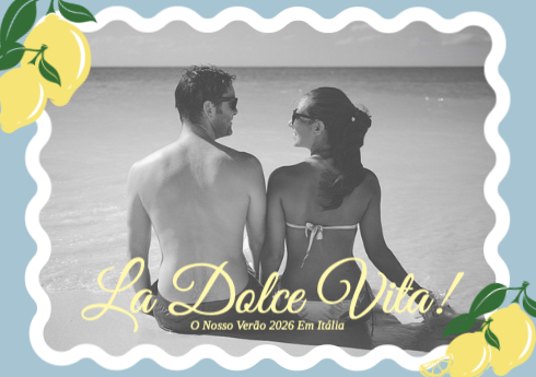 A sua fotografia Frente