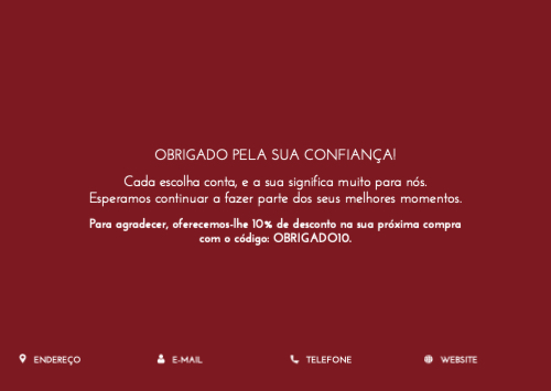 Agradecimento Costas