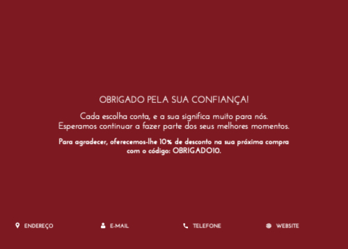 Agradecimento Costas