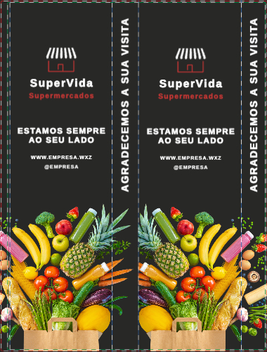 Layout para Supermercado Frente