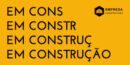 Layout Construção Frente