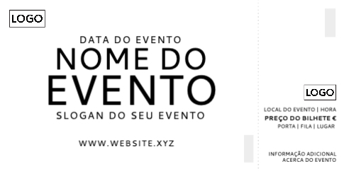 O Seu Evento (c/ Numeração) Frente