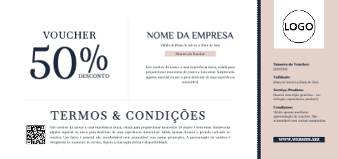 Voucher de Desconto Frente