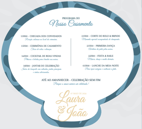 Casamento com Programa Verso