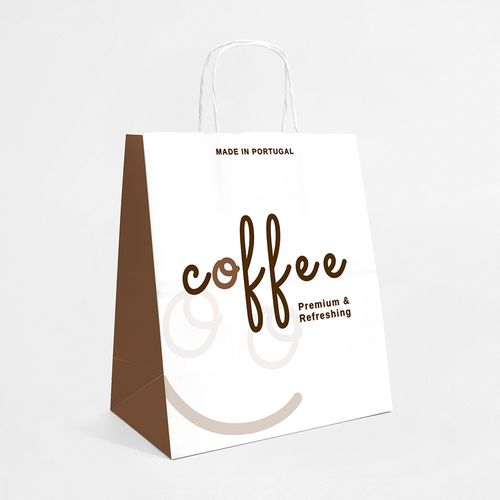 Logo com lateral colorida