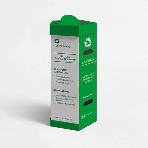 Reciclagem eco-ponto