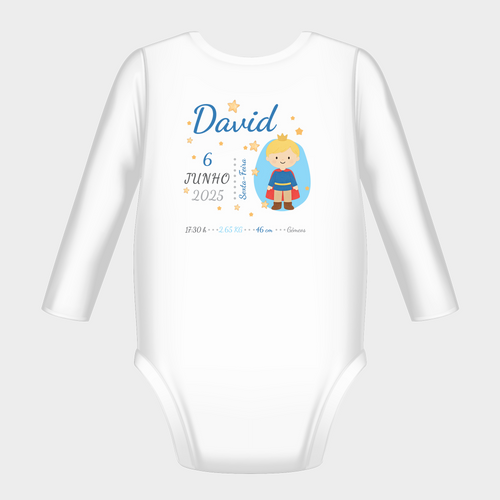 Body de nascimento - Menino