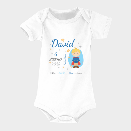 Body de nascimento - Menino