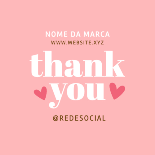 Agradecimento Frente