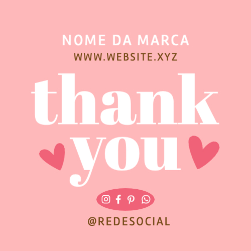 Agradecimento Frente