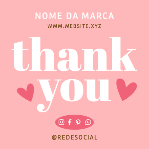 Agradecimento Frente