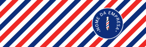 Riscas azuis e vermelhas Frente