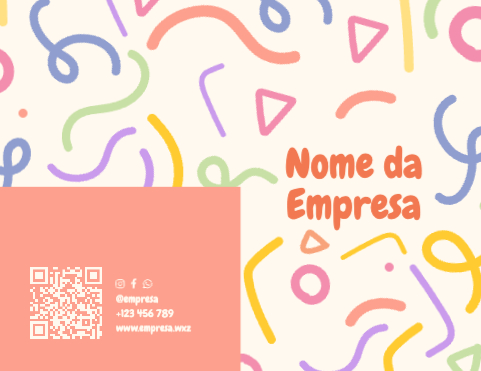 Linhas abstratas- Infantil Frente