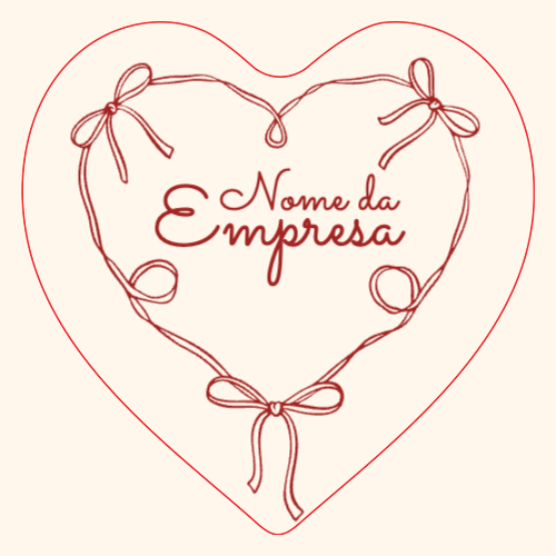 Coração- Estilo Coquette