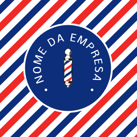 Riscas azuis e vermelhas Verso