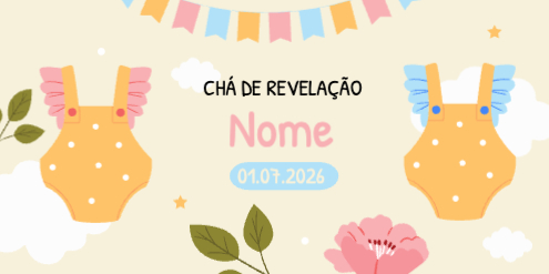 Layout Chá de Revelação Frente