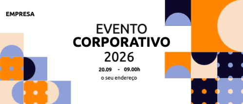 Layout Evento Corporativo Frente