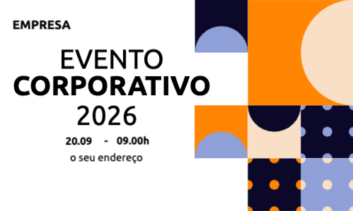 Layout Evento Corporativo Frente