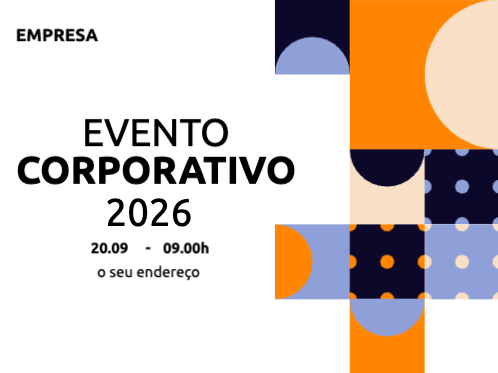 Layout Evento Corporativo Frente
