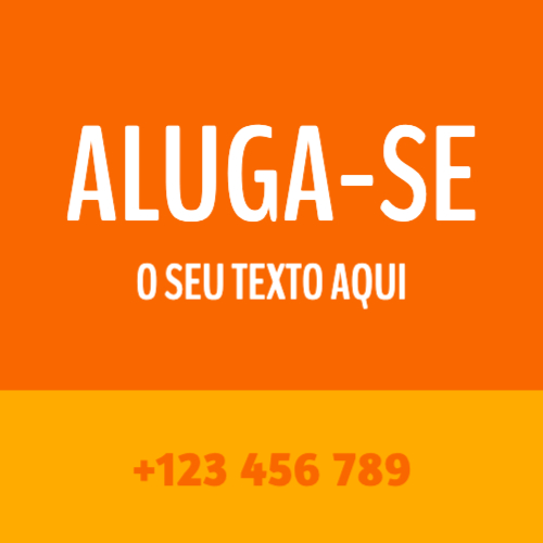 Sinalética: Aluga-se Frente