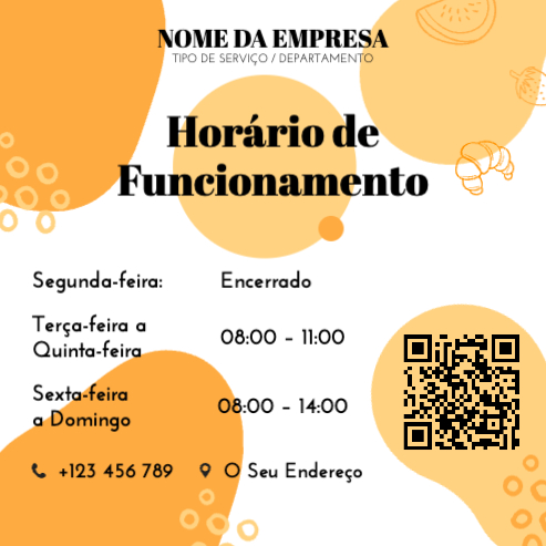 Layout Informações Gerais Frente