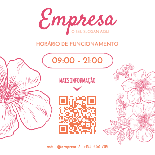 Layout floral Frente
