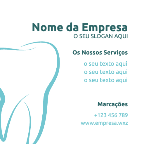 Layout medicina dentária Verso