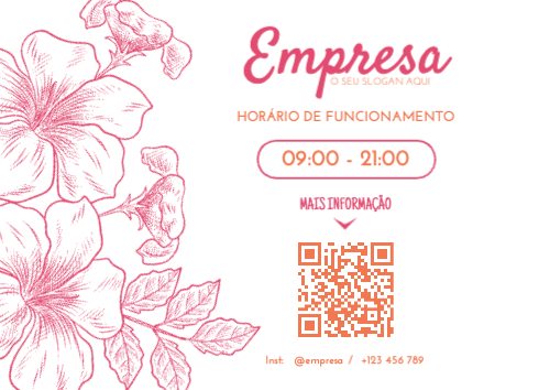 Layout floral Frente