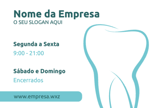 Layout medicina dentária Frente