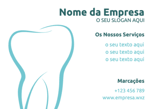 Layout medicina dentária Verso