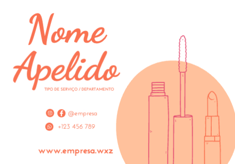 Layout Cosmética e Beleza Verso