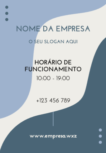 Layout simples Frente