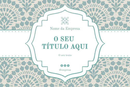 Layout floral Frente