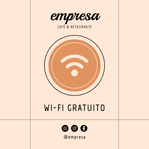 Modelo elegante Wi-Fi Frente