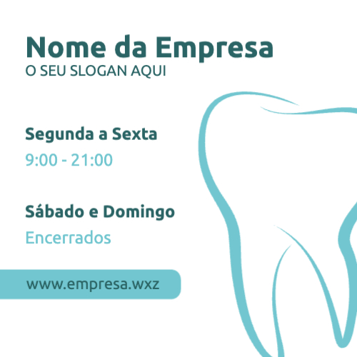 Layout medicina dentária Frente