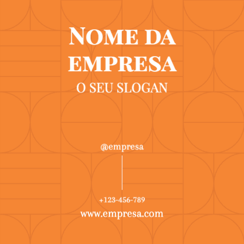 Layout simples Frente