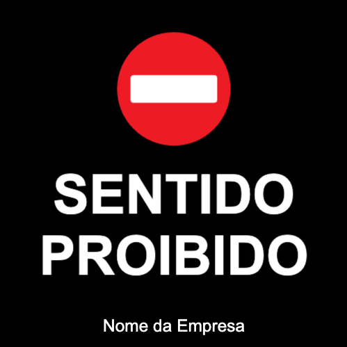 Sentido proibido Frente