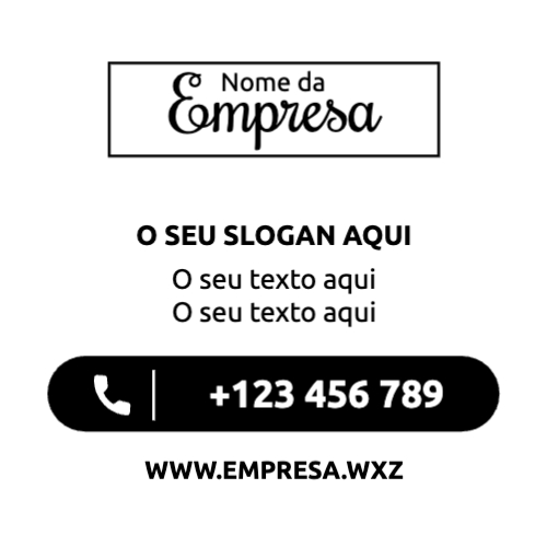 Layout simples Frente