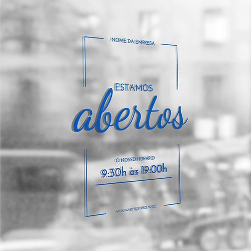 Estamos abertos