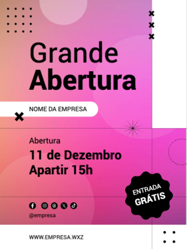 Grande Abertura Frente