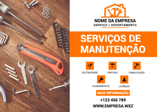 Serviços de manutenção Frente