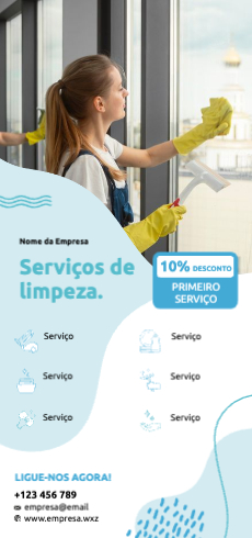 Layout Serviço de limpeza Frente