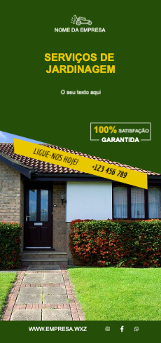 Layout Serviços de jardinagem Frente
