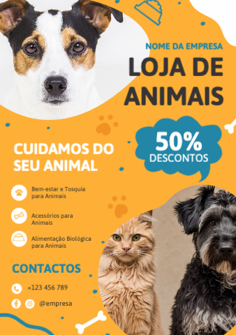Loja de animais Verso
